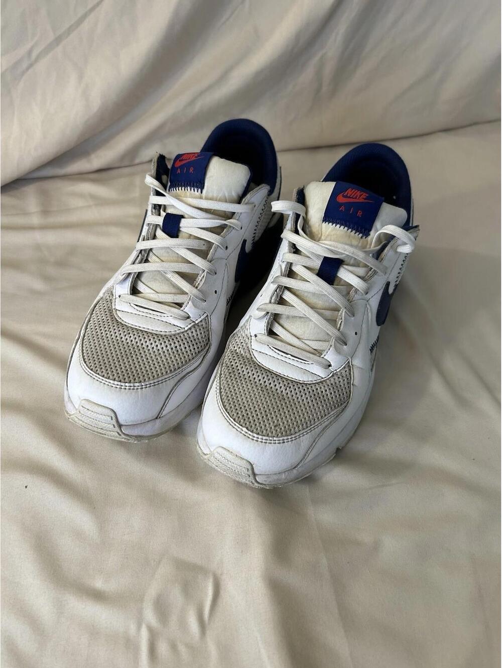 Nike Air Max Excee Sneaker Retro White/Royal Blue Shoes CZ9168-100 Mens Size 9.5